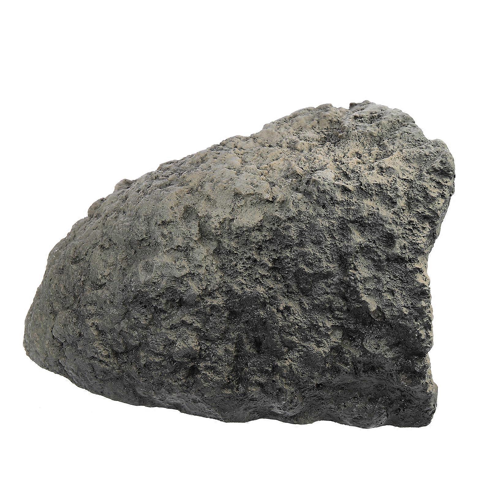 Reptile Tank Accessory Resin Reptile Cave Pet Enclosure 24X25X15CM Hiding Place 1Pack