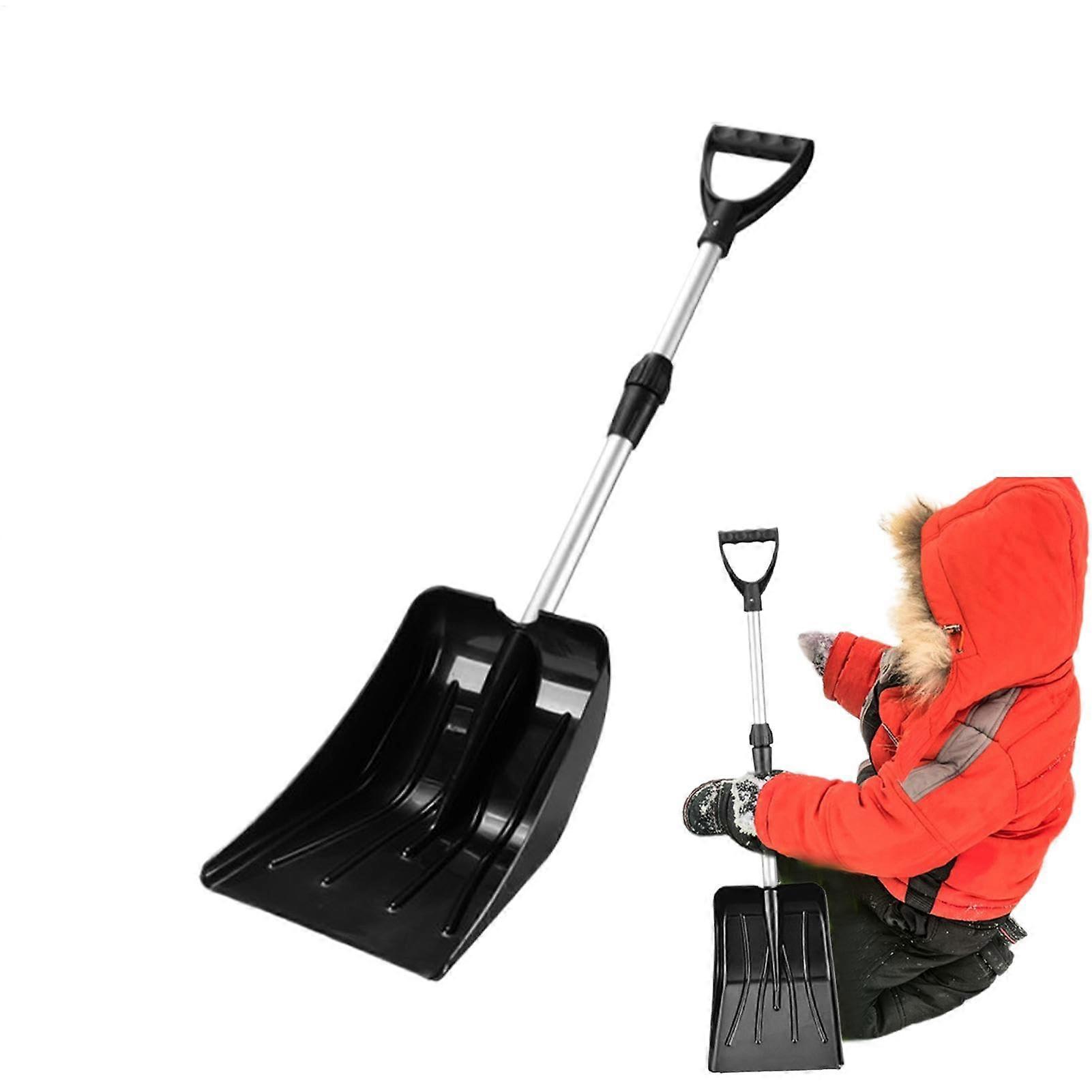 Snow shovel – Foldable snow shovel with Dhandle Portable cleaning tool for driveways, yards, camping, and courtyards