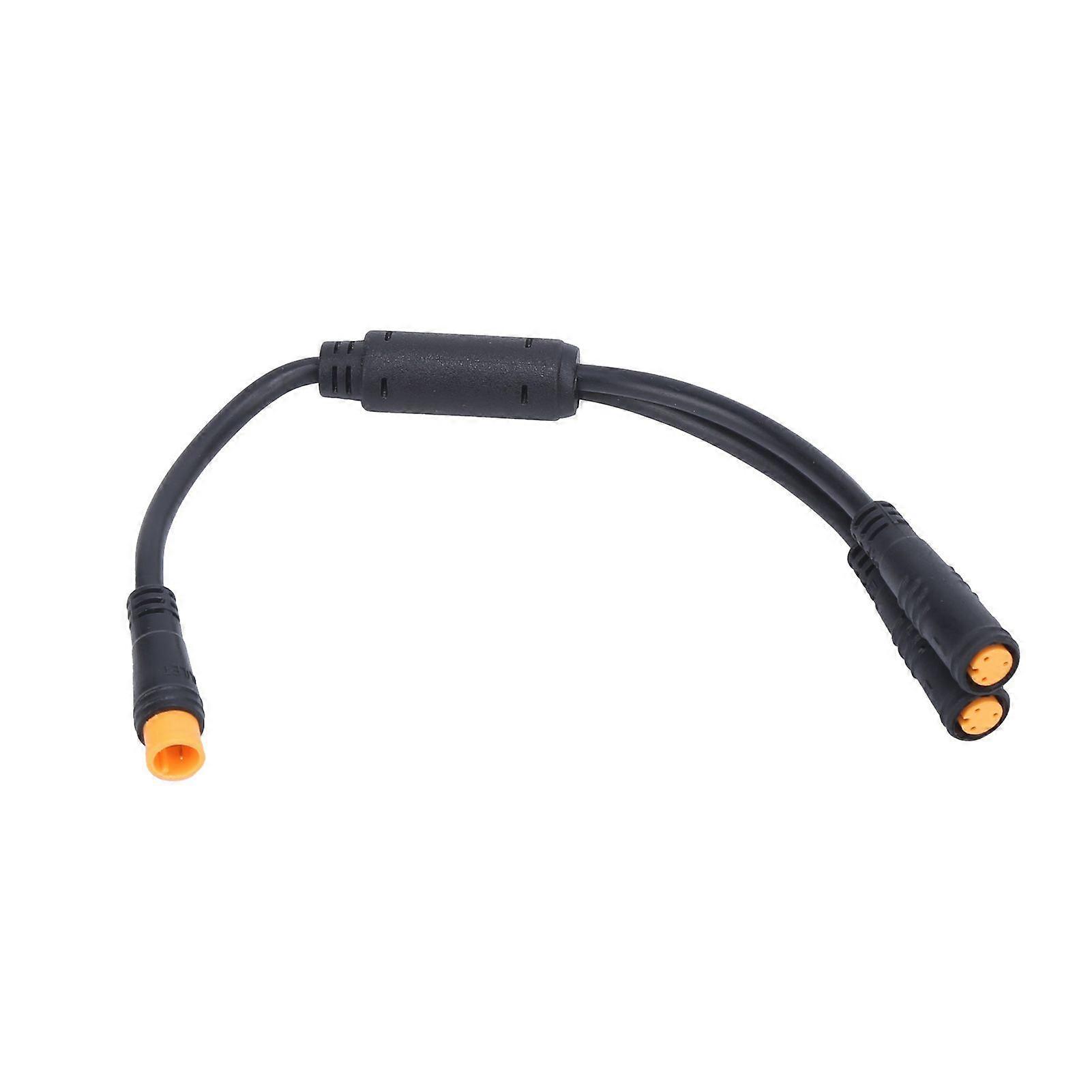 Waterproof Y Splitter 1T2 Cable with 3 Pin Connector for BAFANG BBS01/BBS02/BBSHD Shift Sensor BrakeYMQX)