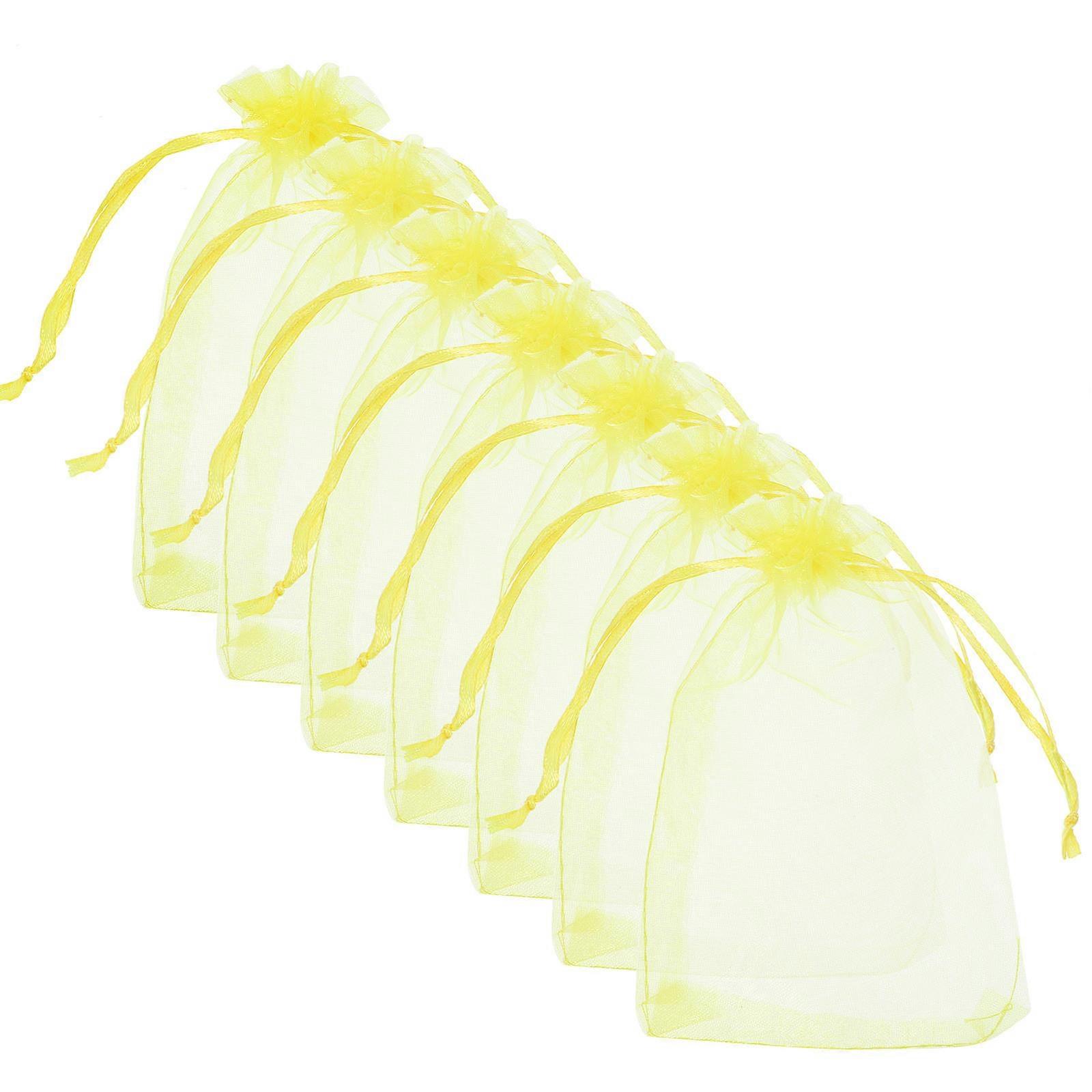 Fruit Mesh Bags with Drawstring Prevention 15X10CM Organza Breathable 100Pack
