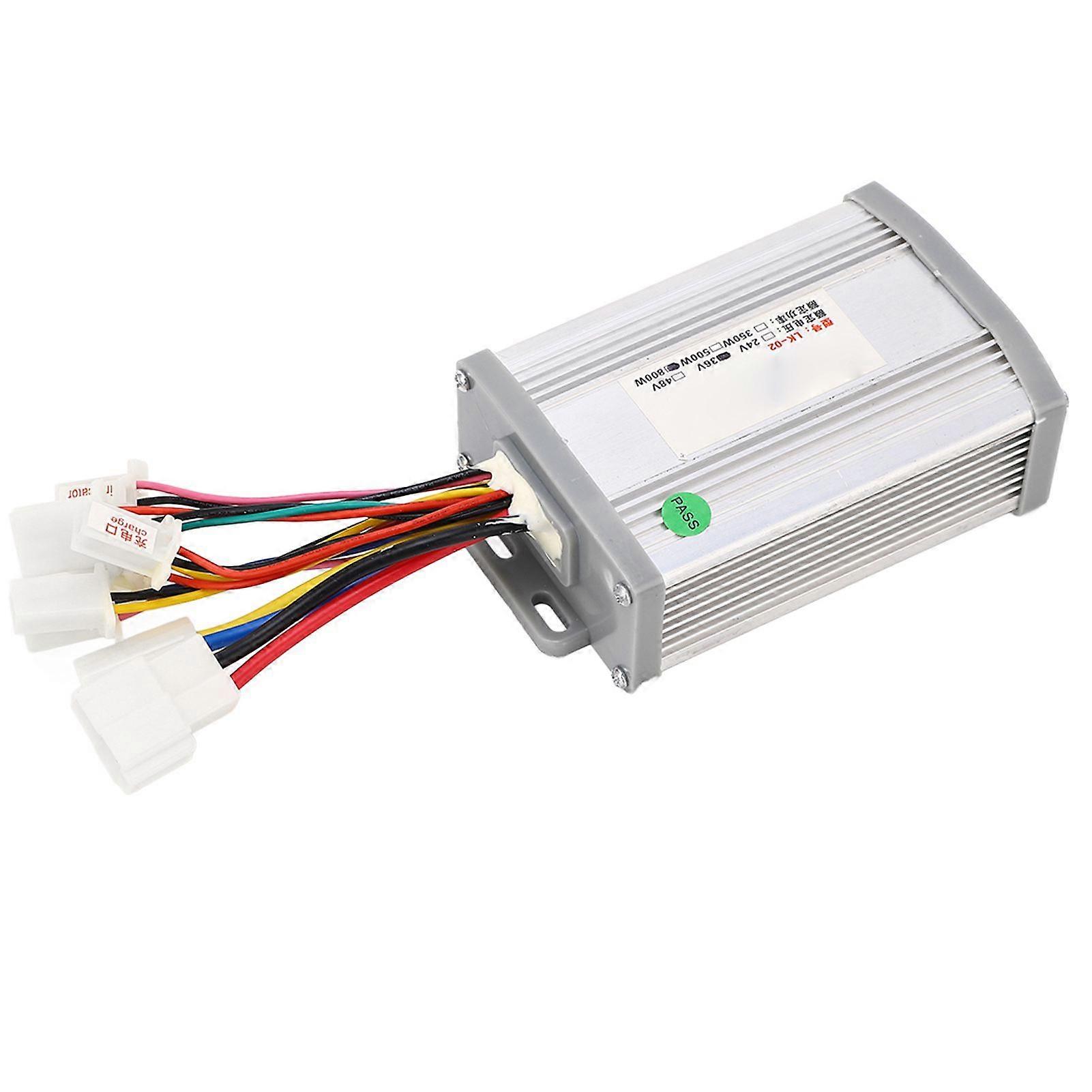 36V 800W Brush Speed Motor Set Controller Electric Bike Thumb Throttle Handlebar Conversion Controller Kit 