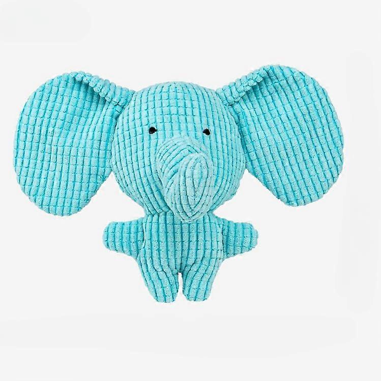 Durable plush dog toy, squeaky chew elephant toy for puppies and small dogs, biteresistant, washable, interactive toy for boredom.
