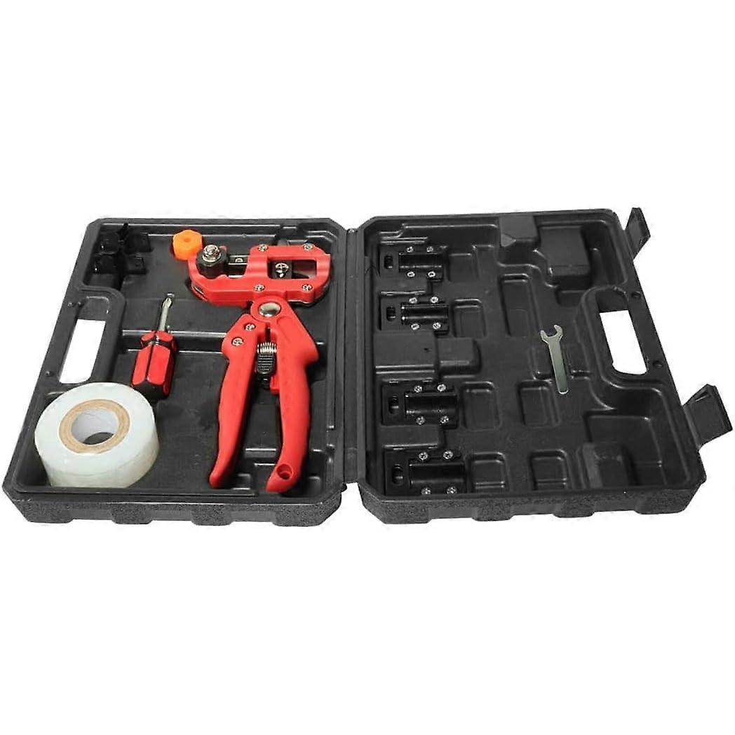 Grafting Tool Garden Pruner Set, professional garden fruit tree pruning shears, with 8 replaceable blades/grafting tape/grafting knife