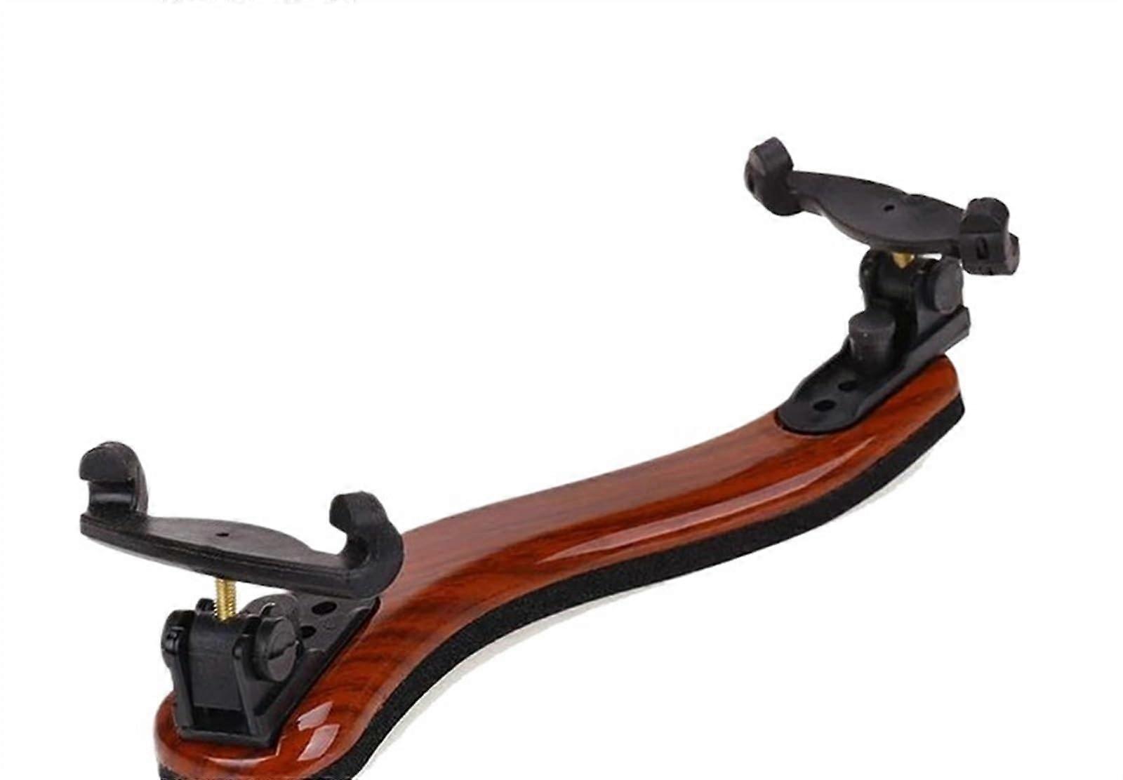 Adjustable Violin Shoulder Rest for 3/4 4/4 Violins, Padded Maple Professional String Instrument Accessory