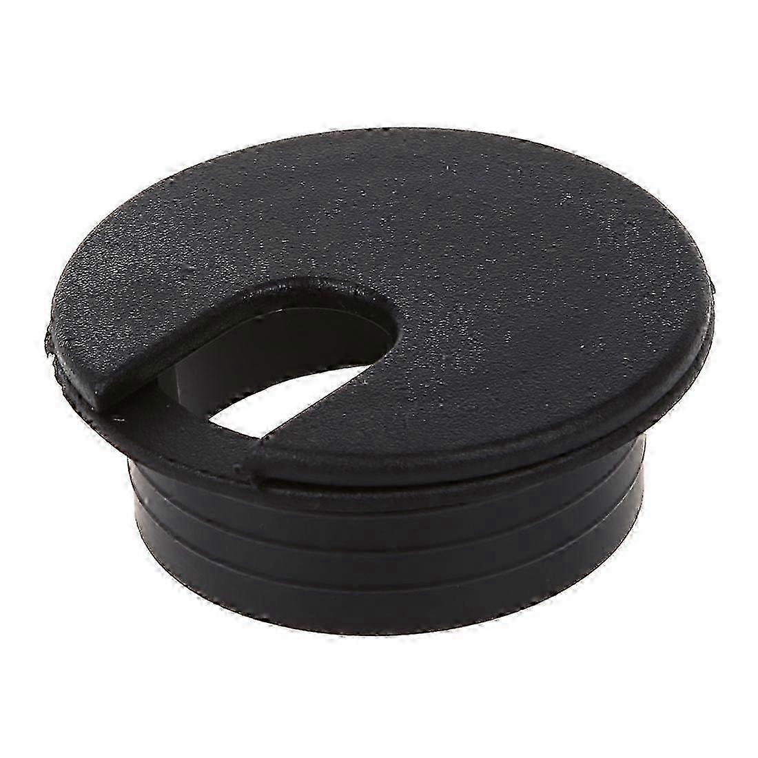 10 pcs 35mm black cable grommet cable outlet desk table wire,