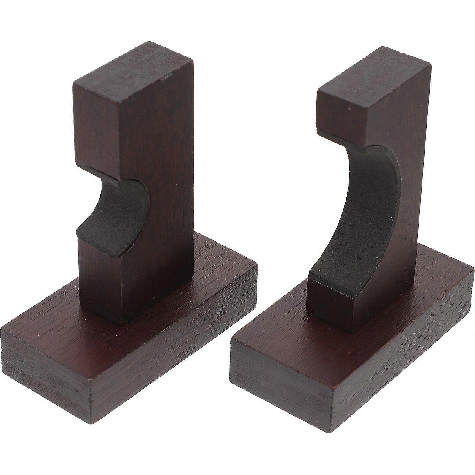 Wooden Wall Mounted Baseball Bat Holder Multi Function Display Rack Durable Natural Texture for Storage and Decoration