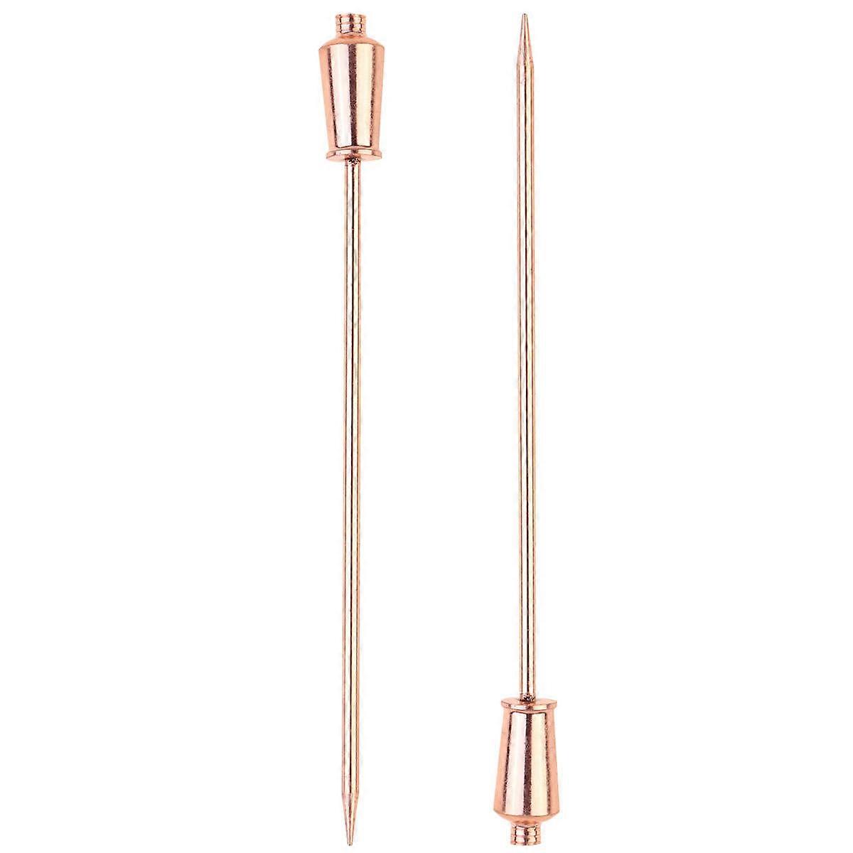 الفولاذ المقاوم للصدأ النمام المشروبات المعدنية يختار الحفلات استخدام الطعام هووسورمينغ الحالية 4.7x0.39x0.39 بوصة 2 قطعة