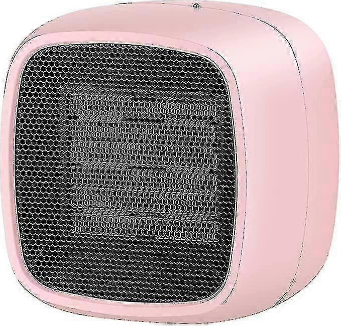 Mini Ceramic Fan Heater with 2 Power Levels (450/800W) - Energy Saving Electric Heater with Tilt & Overheating Protection for Safe Heating