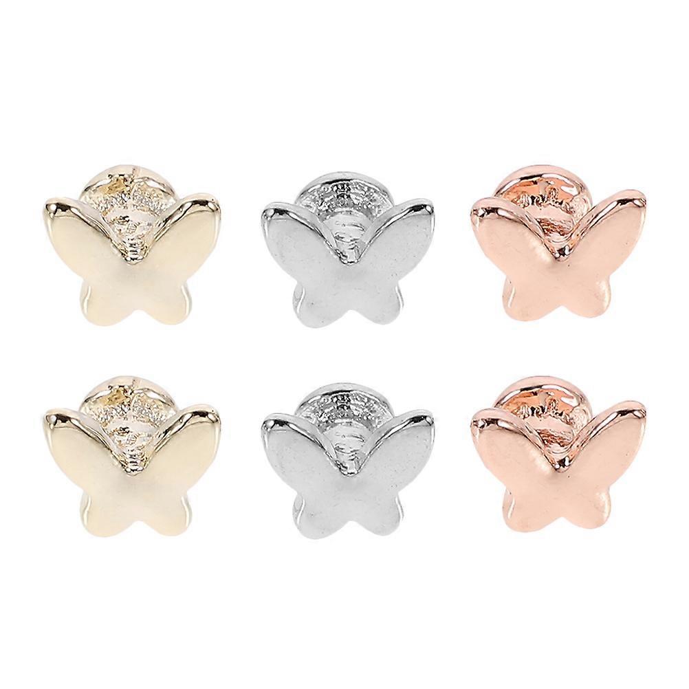 Watch Charm Elegant Look Accessories For Men And Women Watch Band Decorative Studs 1X1CM Metal Decorative 6Pcs