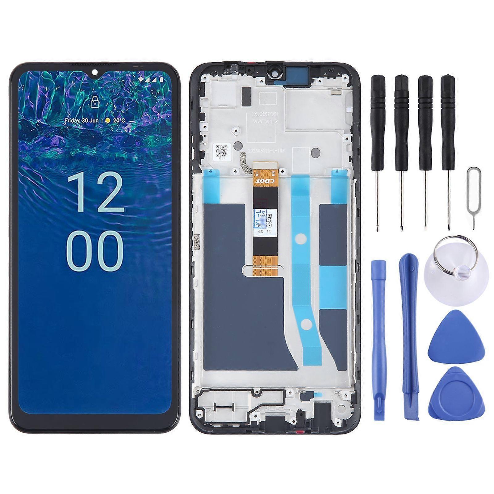 LCD Screen with Frame For Nokia G310