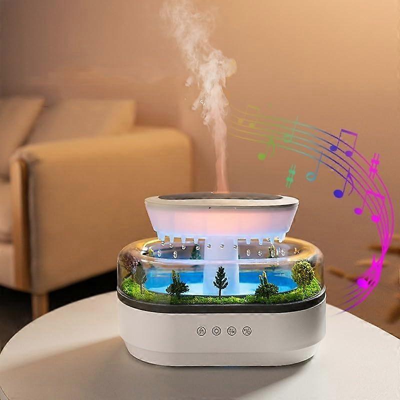 Rain Humidifier Diffuser for Essential Oils, 250 ml, 7 Colors, LED