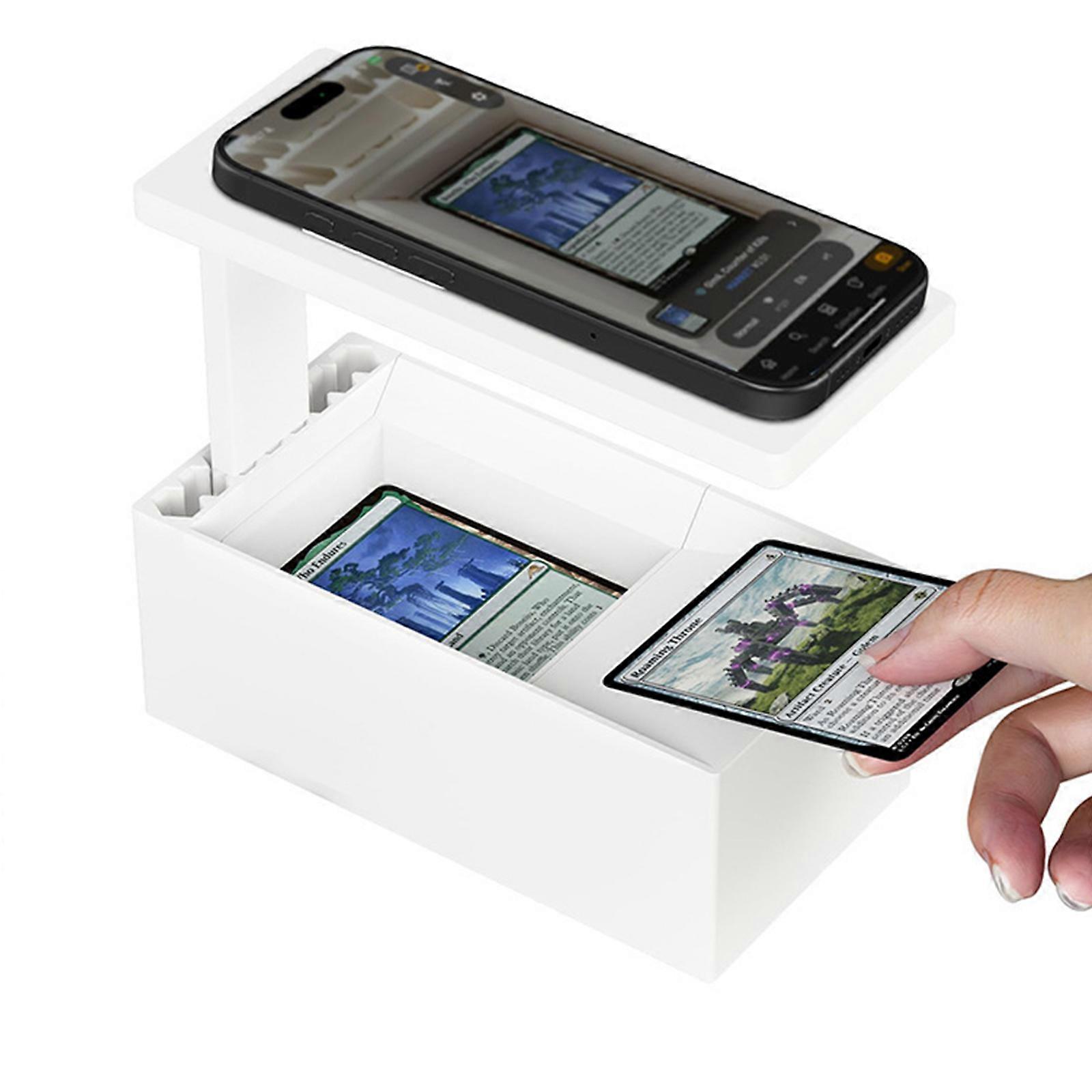 Lightweight Accessory Scanner Stand For Bulk Card Digitization Anti Slip Tray Included Multicolor
