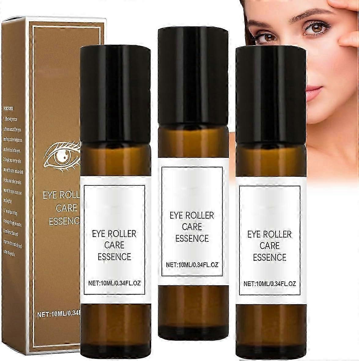 زيت الخروع Rollerball ، 360 يقلل من التجاعيد ، الانتفاخ ، الأكياس تحت العينين ، كرة الأسطوانة بزيت الخروع مع اللبان تحت العين تقلل من الخطوط الدقيقة ، مضادة للتجاعيد