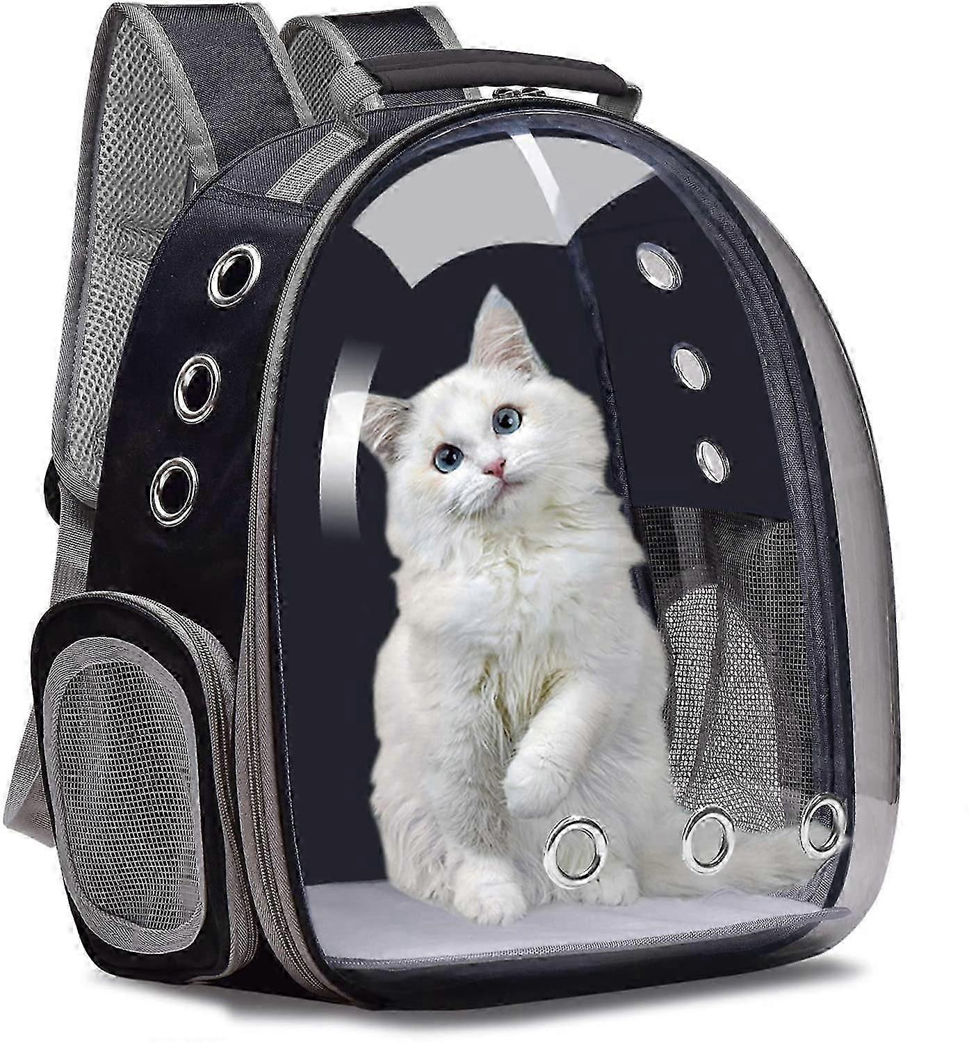 Compact Bubble Backpack Carrier for Small Cats - Pet Travel Essential