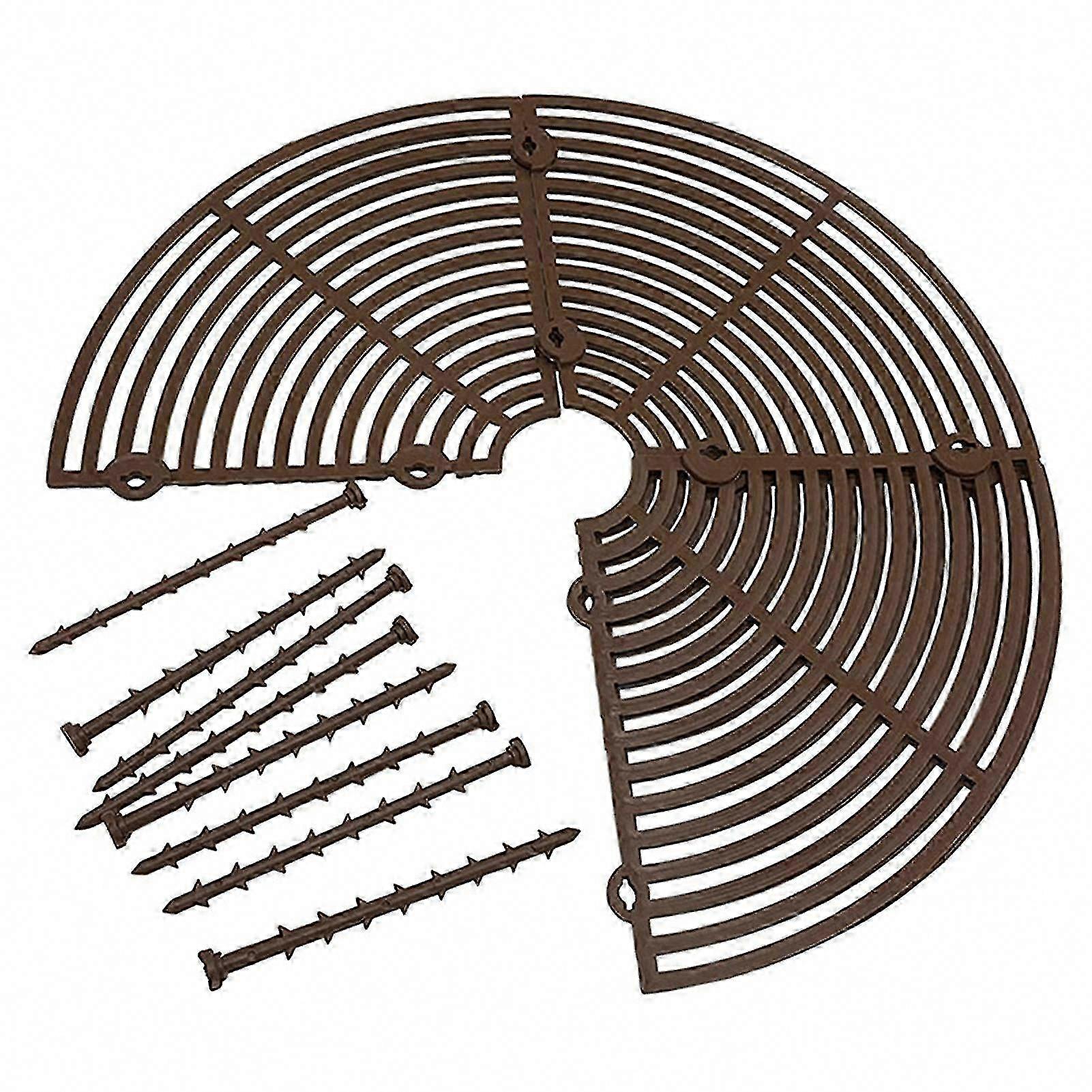 Adjustable Plant Pot Grid Durable Flowerpot Soil Cover for Garden & Courtyard Protection