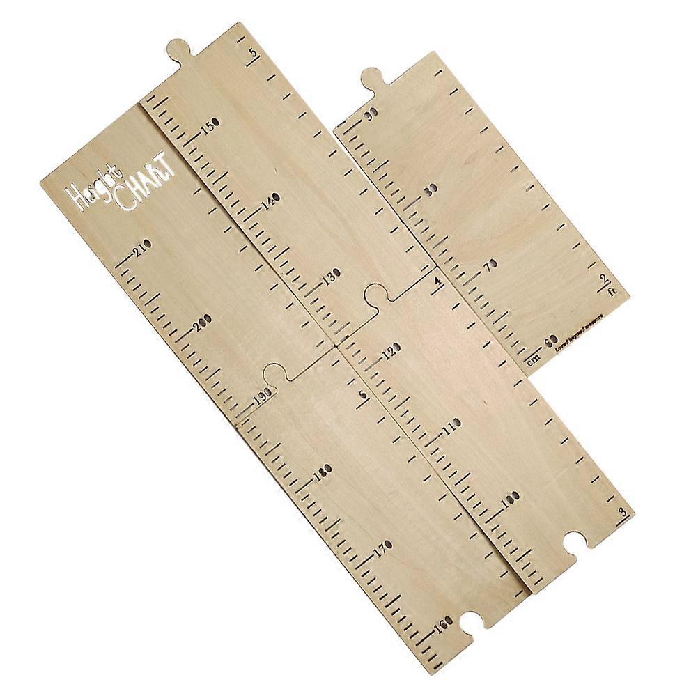 Height Measurement Ruler Adhesive Wooden Growth Chart