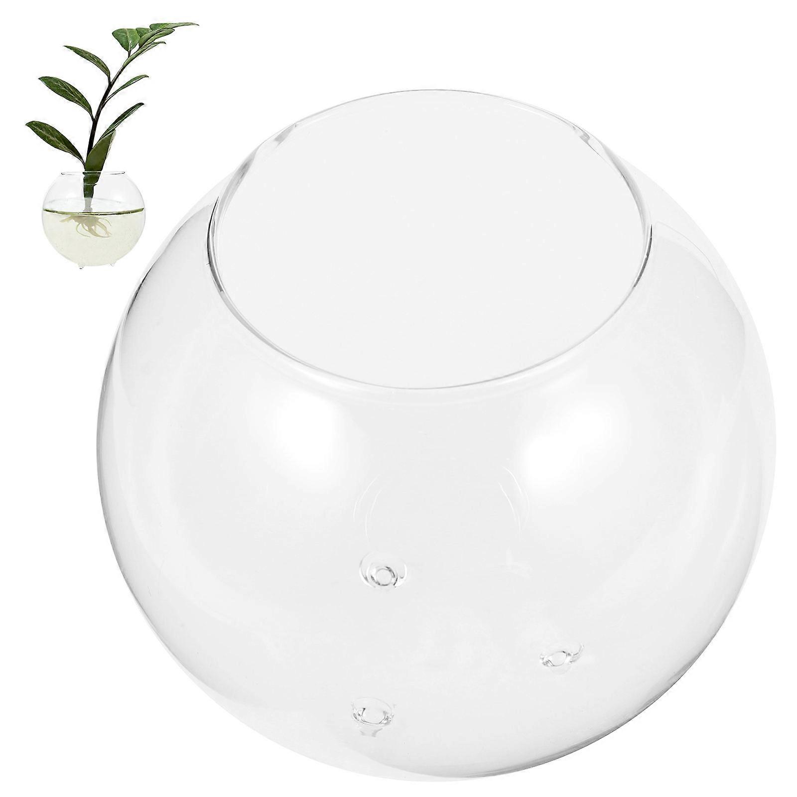 Transparent Bowl for Desktop Microlandscape 1 Set Multi Function Aquarium Bowl