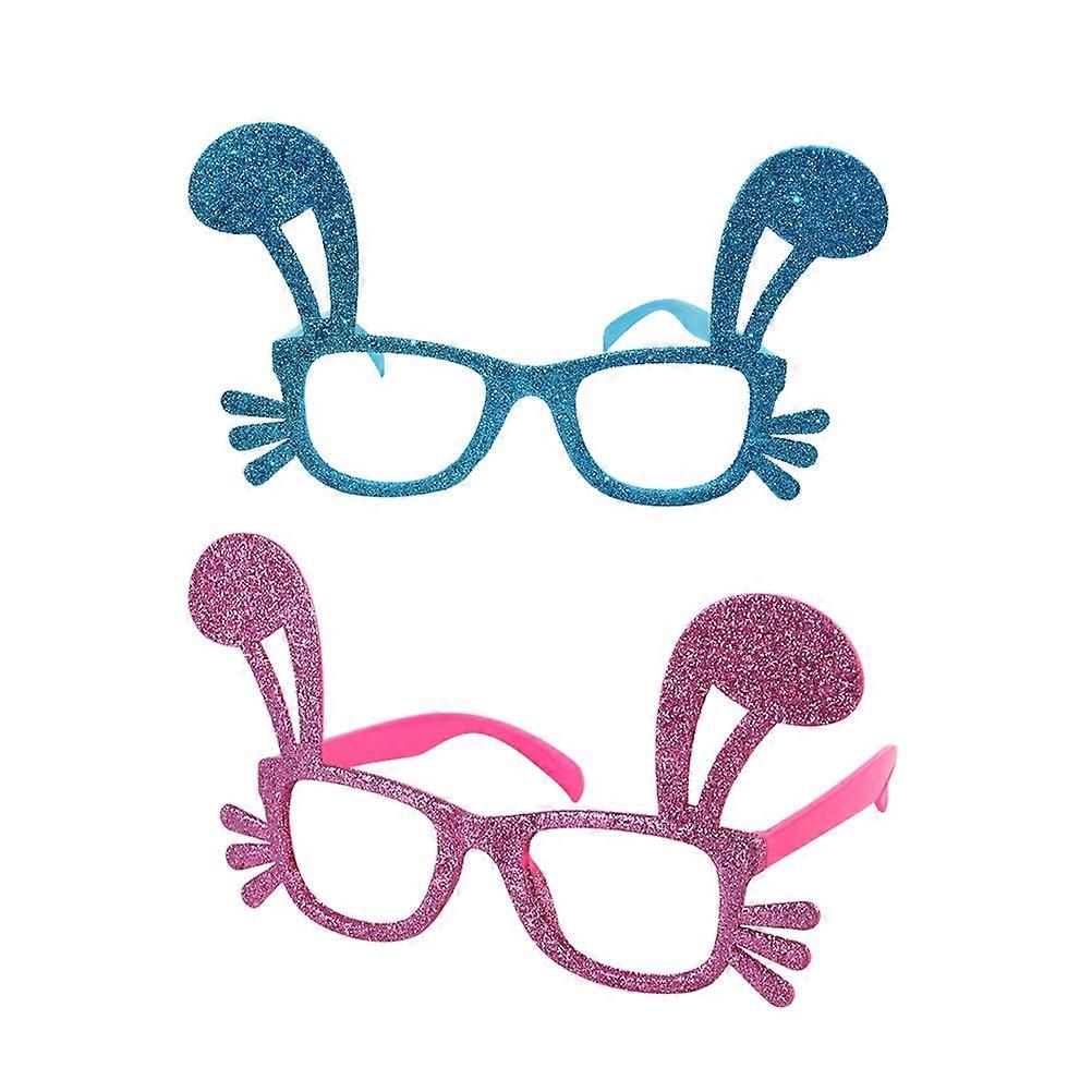 ウサギの耳メガネパーティーは装飾メガネイースタースタイルキッドガール女性19 x 14.5 x 10.5 cm 2個