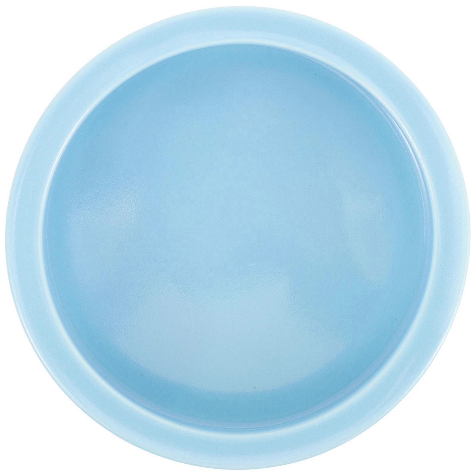 Chicken Quail Feeder Ceramic Bird Feeder Water Storage Bowl Square Smooth Surface Daily Use 3.93X3.93X1.18in 1Pack