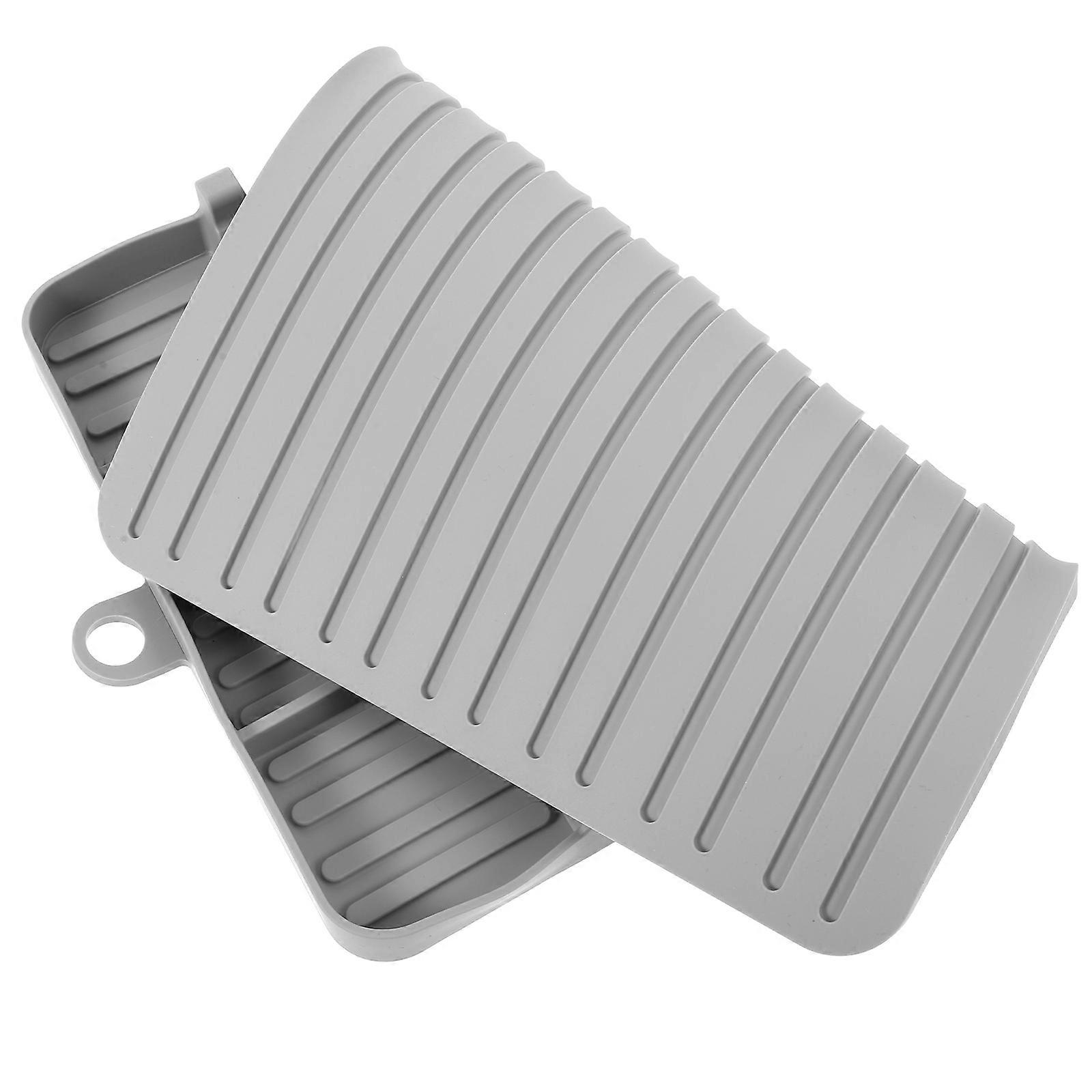 Silicone Griddle Tools Mat Bbq Grill Utensil Pad Non-Slip Heat-Resistant Easy To Clean 1Set