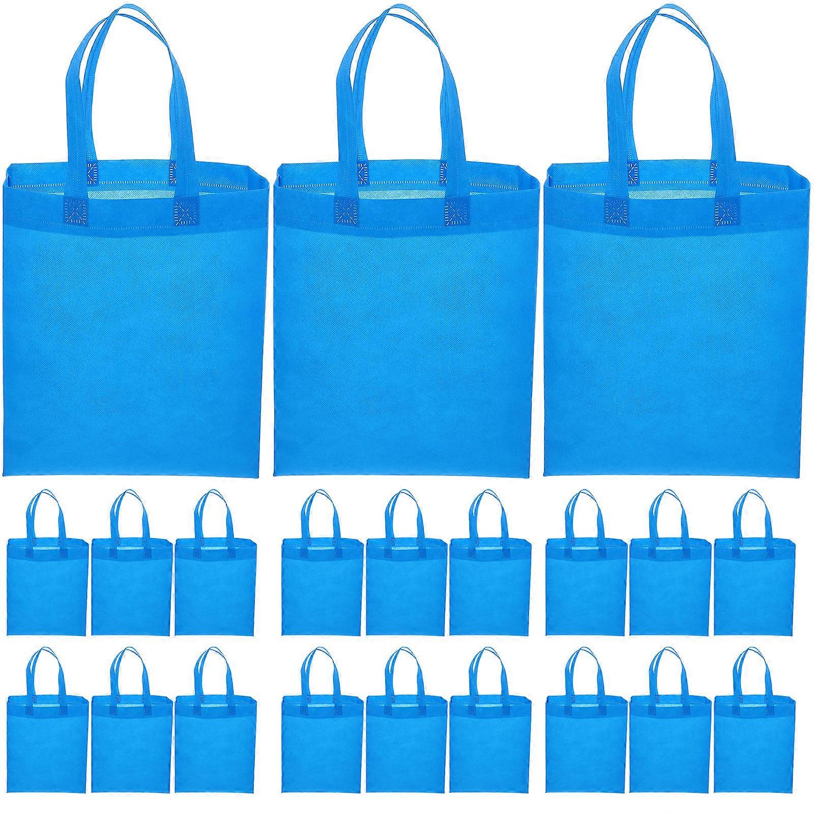 Reusable Non Woven Tote Bags for Storage 30Pcs Grocery Shopping Bags