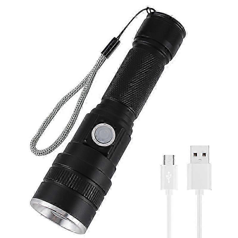 2025 LED Flashlight, USB Rechargeable