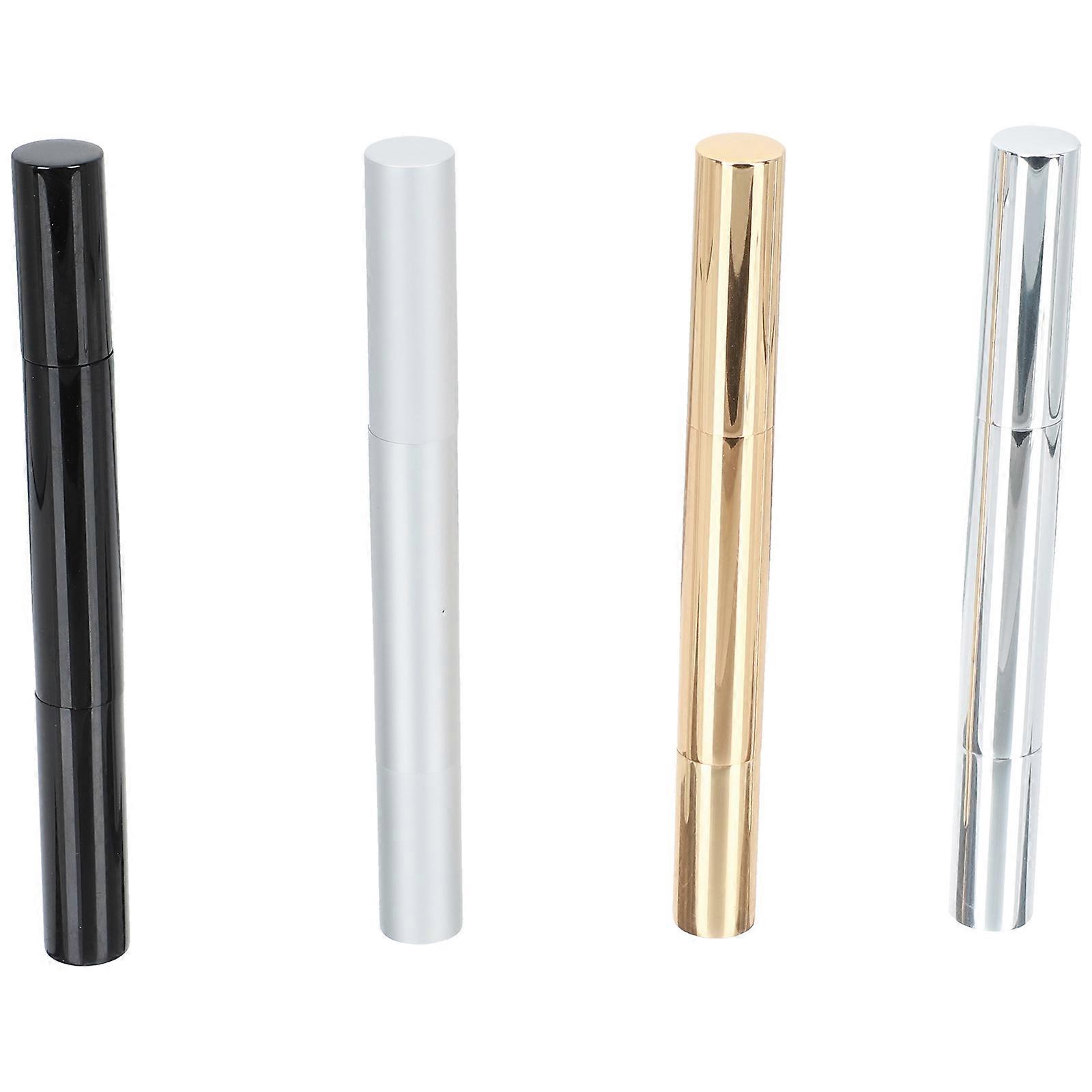 Plastic Eyeliner Tube 4Pcs Empty Nail Oil Applicator For Daily Use Women Assorted Color Leakage-proof Liquid Storage Perfect For Travel