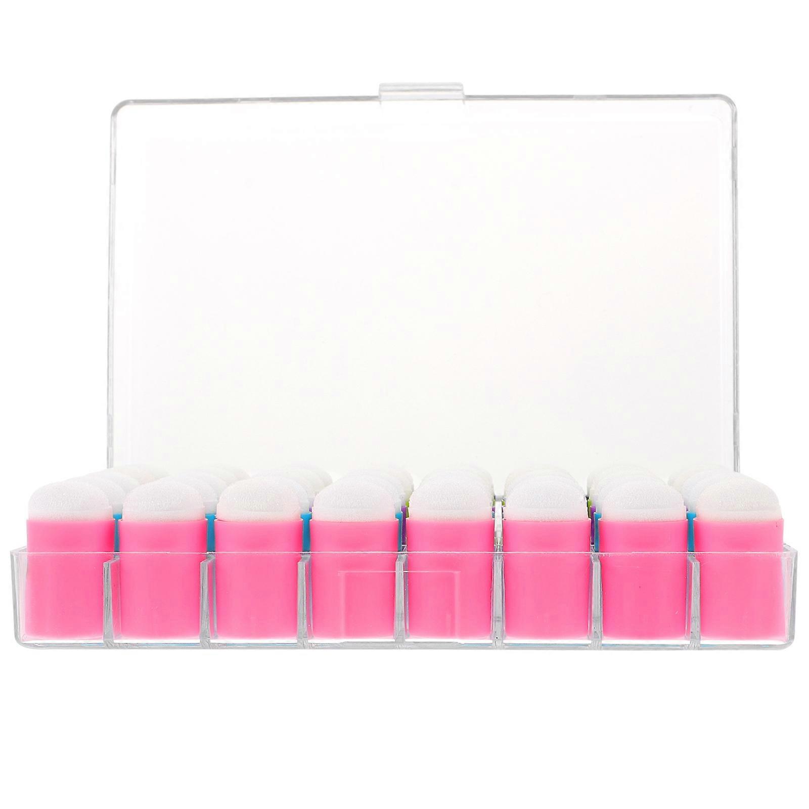 40pcs Finger Sponge Daubers for DIY Crafts Assorted Color Safe Durable Fun Painting Toy Set for Kids