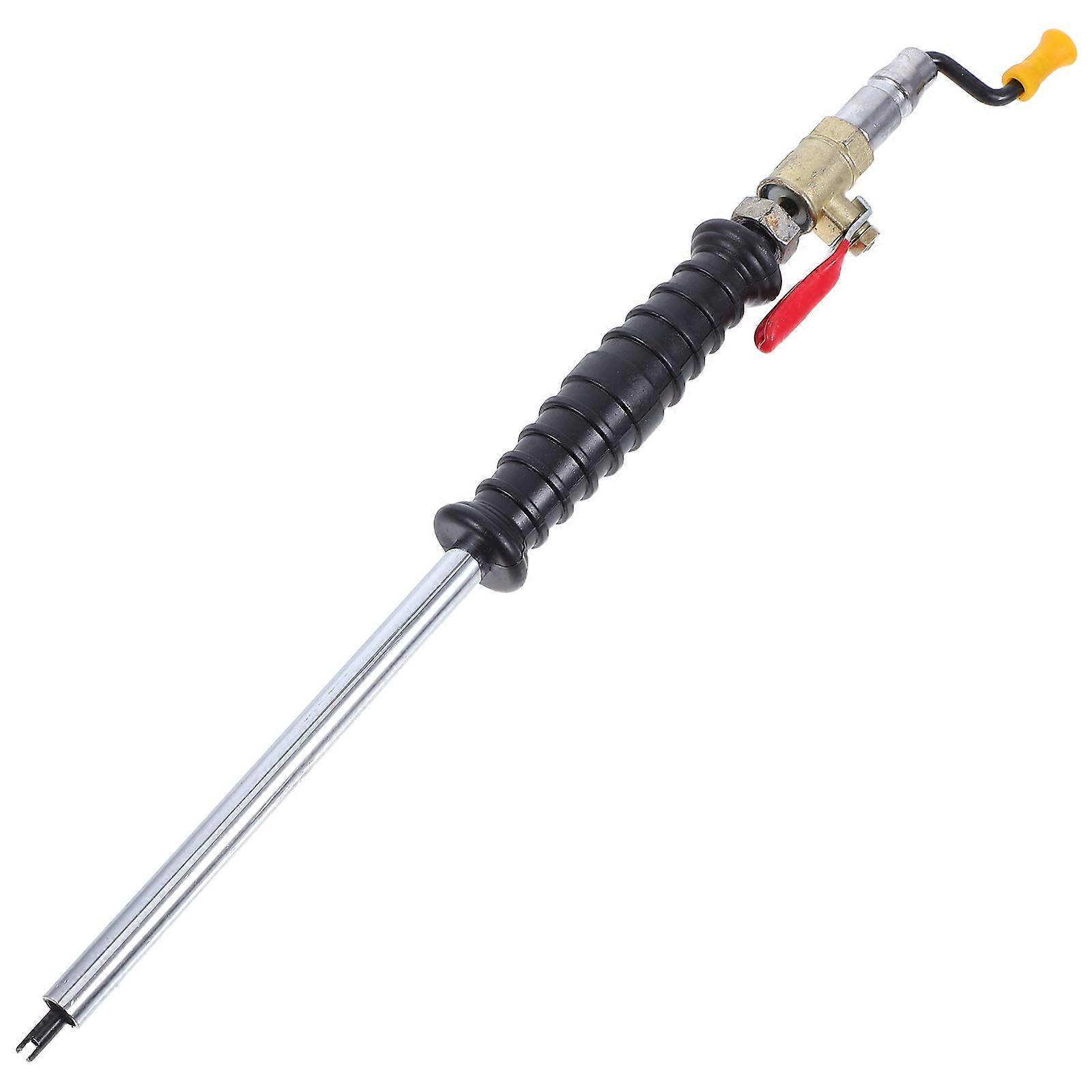 Heavy Duty Air Nozzle Car Tire Inflator Pump Stem For Trucks Tire Maintenance Manual Inflation 13.2×1.6×0.8in 1Pack
