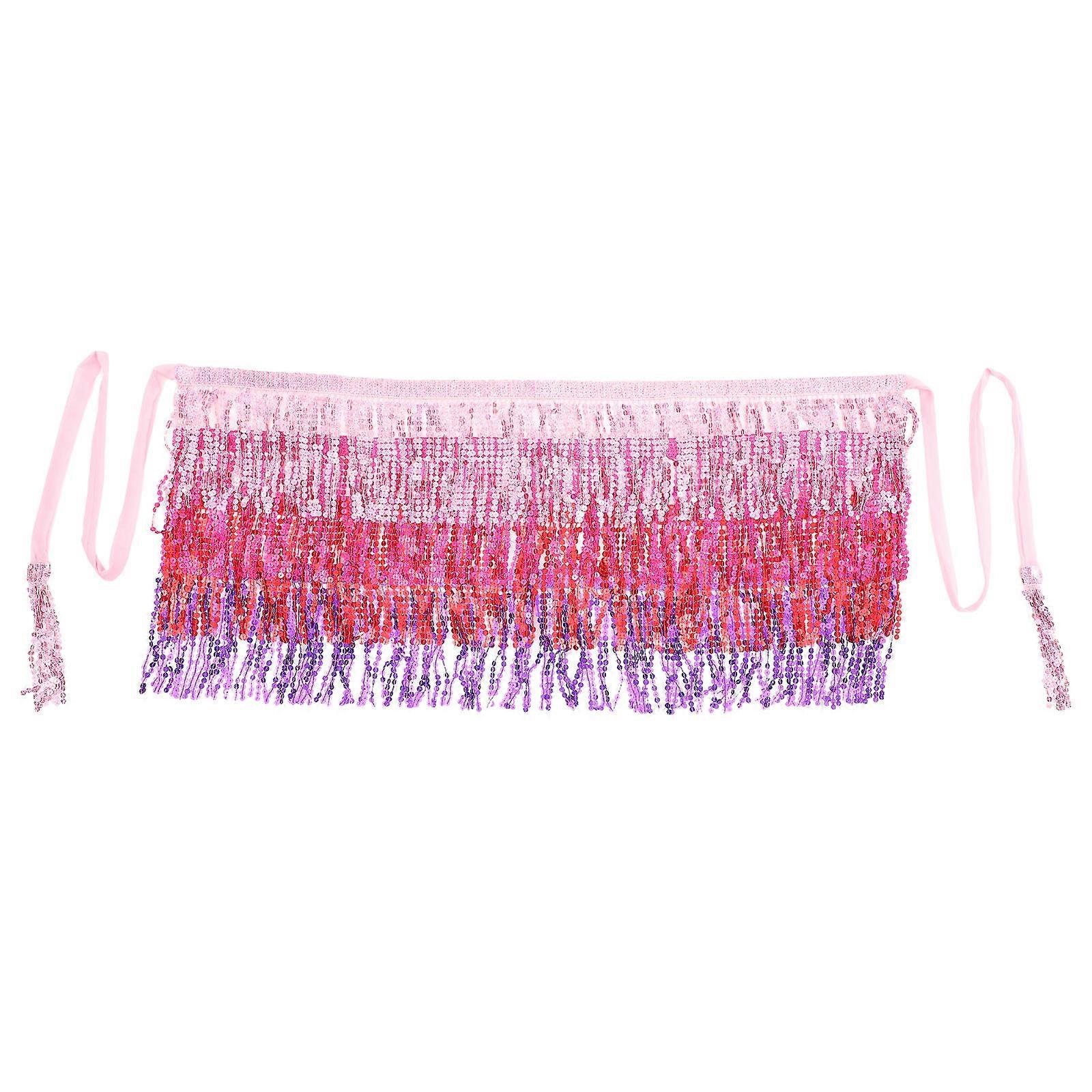 Belly Dance Skirt with Shiny Sequins for Decoration Fits Various Scenes