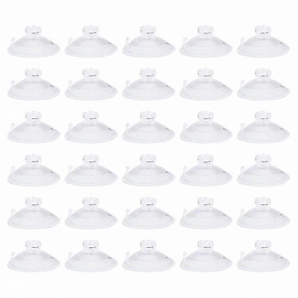Multipurpose Suction Cups for Glass, Windows, and Tables - 30 Pack Mini Suction Bowls for Household Use