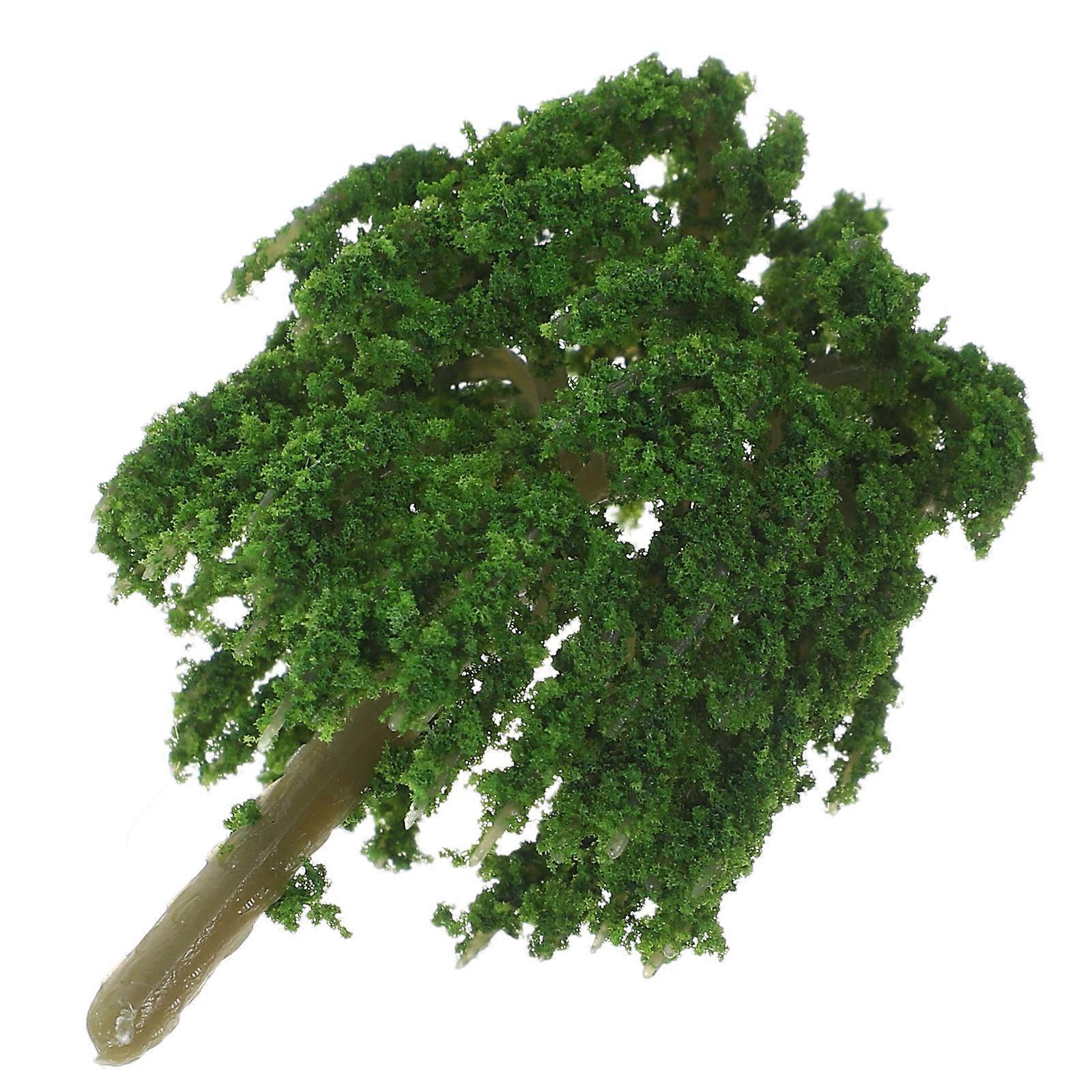 The **Artificial Mini Weeping Willow Tree** is a charming and realistic decorative plant designed for miniature garden landscaping, model displays,