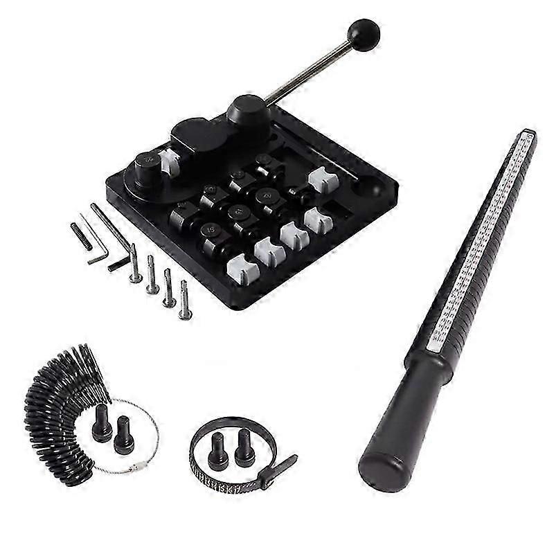 Ring Bender Machine for Spoon Rings Making, Ring Bending Tool for Jewelry Maker with Nylon Dies Ring