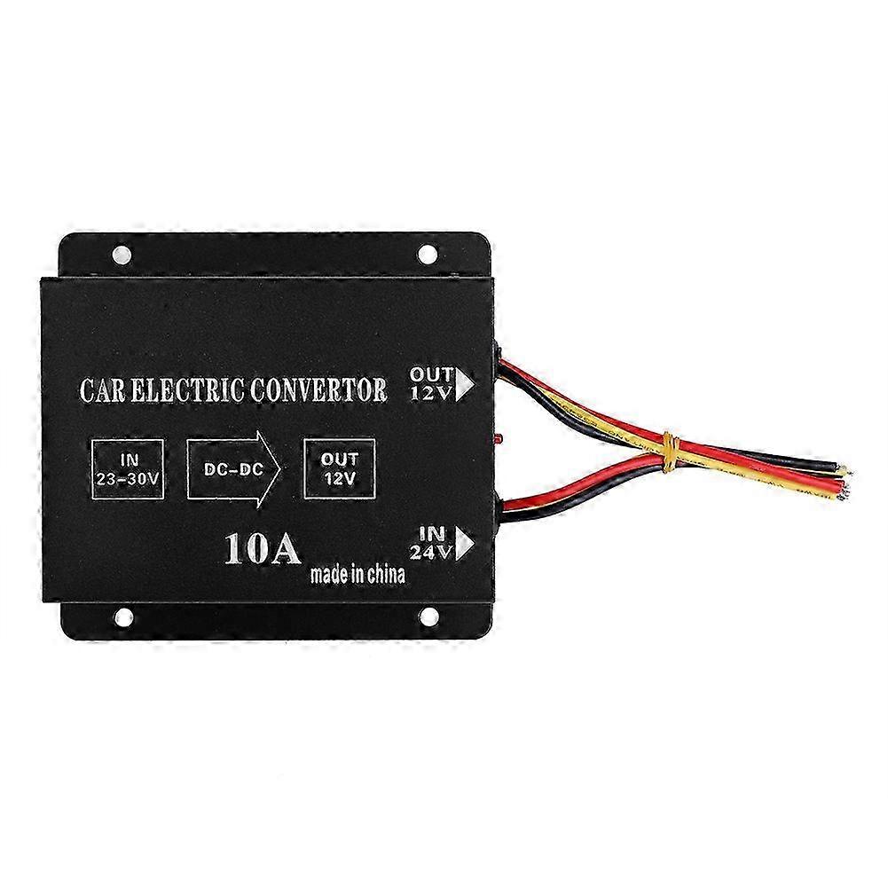10A 120W DC 24V to 12V Power Converter Electric Voltage Reducer Step Down Transformer for Vehicles