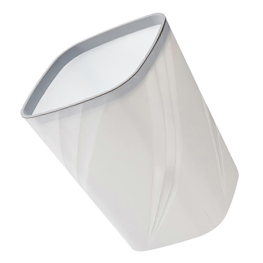 Waste Storage Household Garbage Can Modern Simple Look Square Shape 12L 1Set