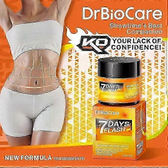 Crème Flash 7 jours, crème anti-transpiration avancée, crème naturelle pour hommes et femmes, vous fait transpirer plus fort et plus vite