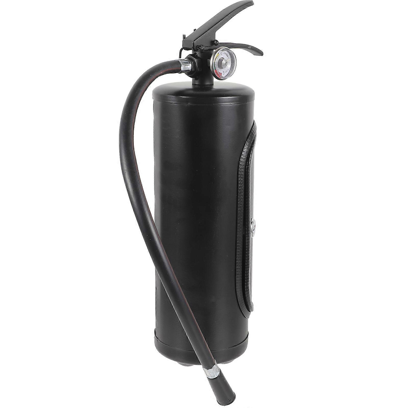 Fire Extinguisher Wine Cabinet Liquor Storage Box for Men with Iron Material Black Color