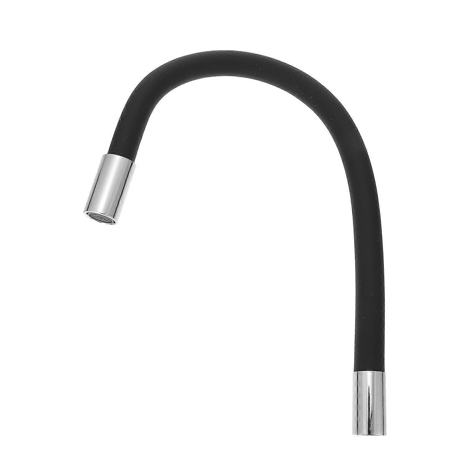 Flexible Faucet Extender Adjustable Angle Splash-proof Water Pipe Extension 30cm Length 1Pack