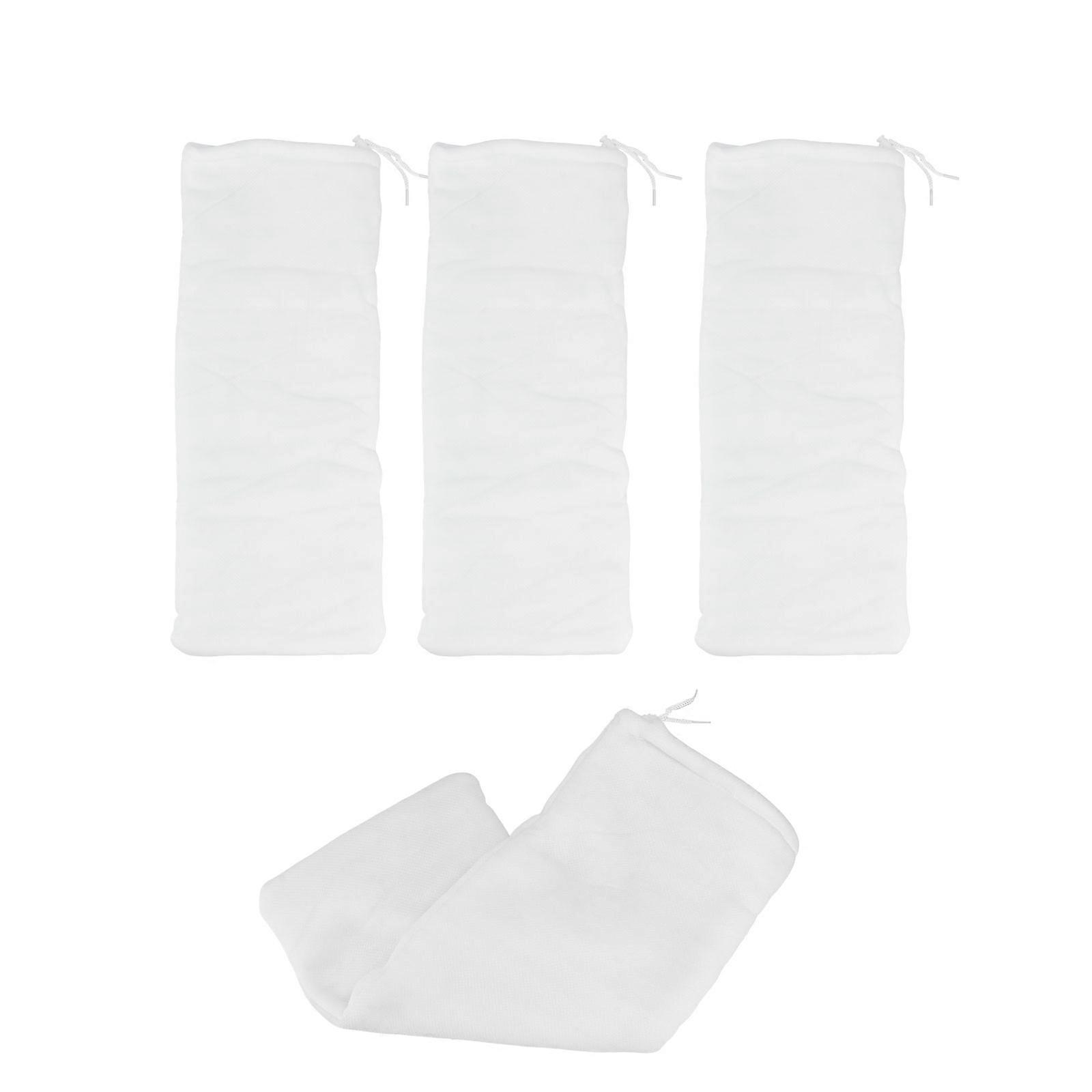 Filter Bag for Aquarium, Practical Fish Tank Filtration with Mesh Design, Set of 4