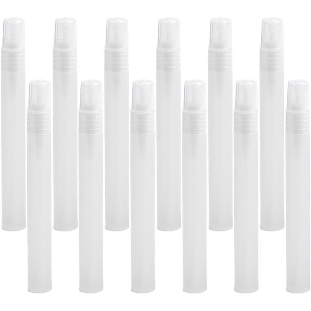 12Pcs Mini Spray Bottles Clear Portable Perfume Bottles for Storage Made of Durable PP