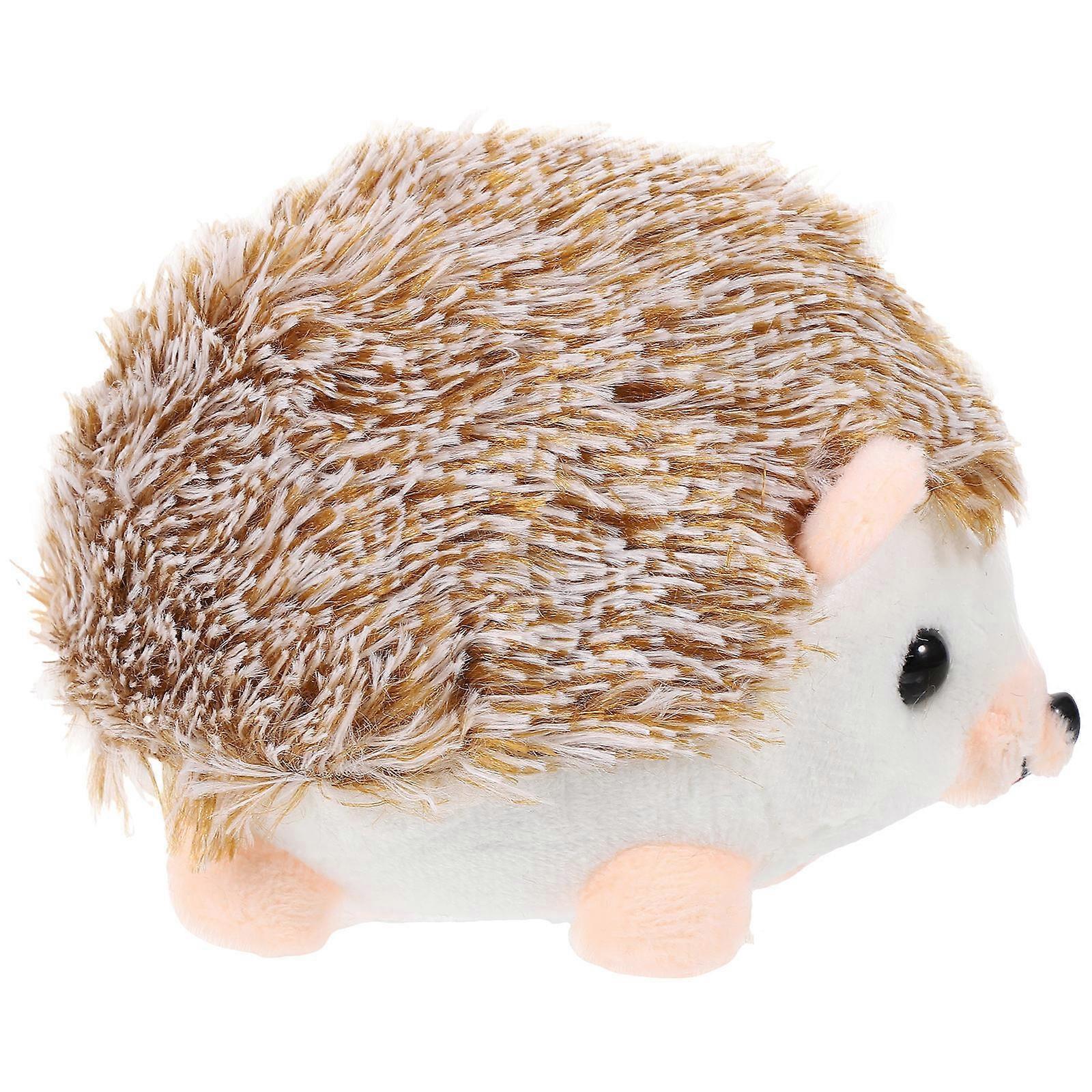 Embroidery Pin Cushions Sewing Needles Hedgehog Shape Brown Safety Protection Practical Tool 1Set