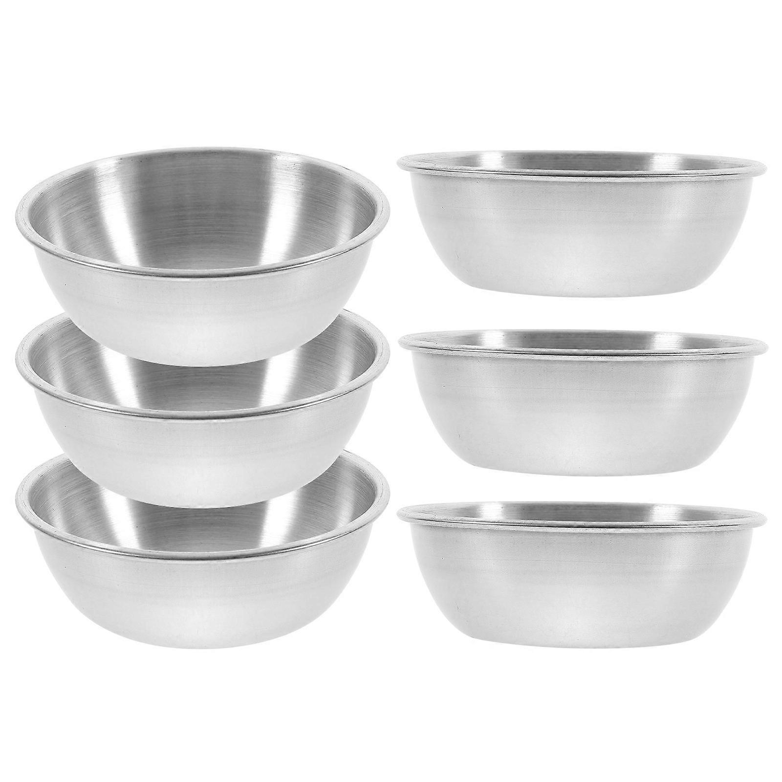 6pcs Stainless Steel Dipping Bowls for Sauces, Seasonings, and Appetizers – Versatile, Easy to Clean Kitchenware for Parties and Everyday Use