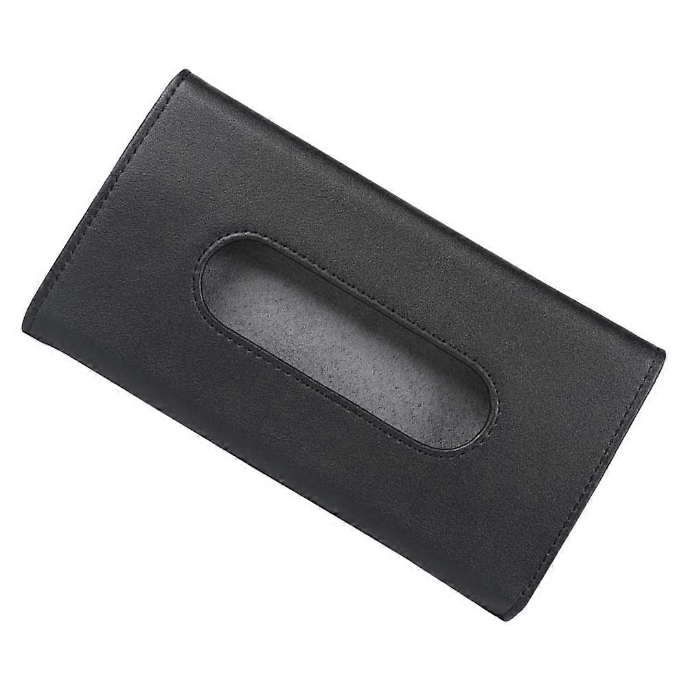 Office Accessory Tissue Storage Box Perfect For Car Use In Black 1Set