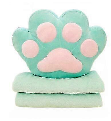 Portable Blanket Cute Pillow Cat Paw Pillows Pad Office - Soft and comfortable