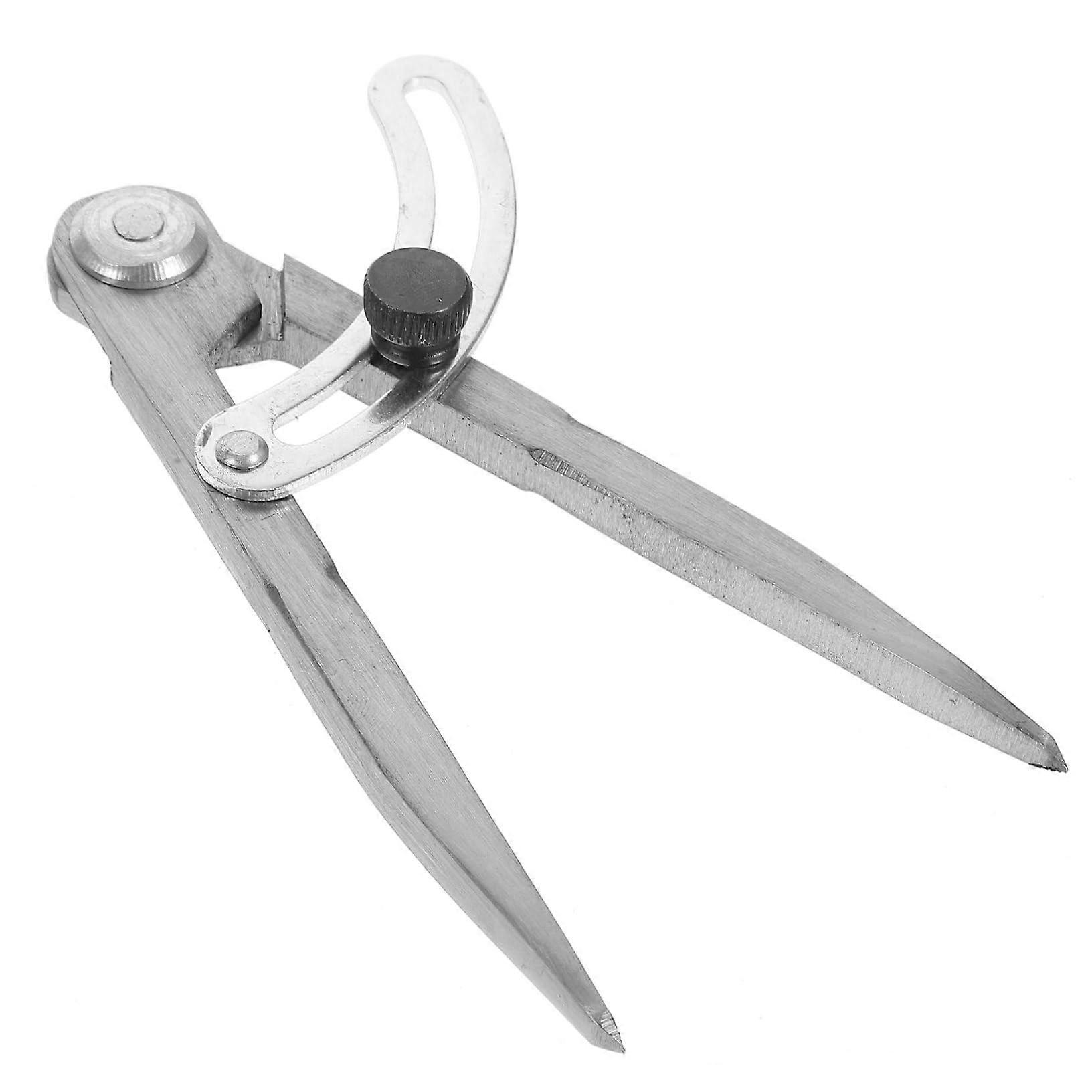 DIY Leather Tool Adjustable Compass Carbon Steel for Precise Line Guiding in Leather Craft and Craft Projects Medium Size