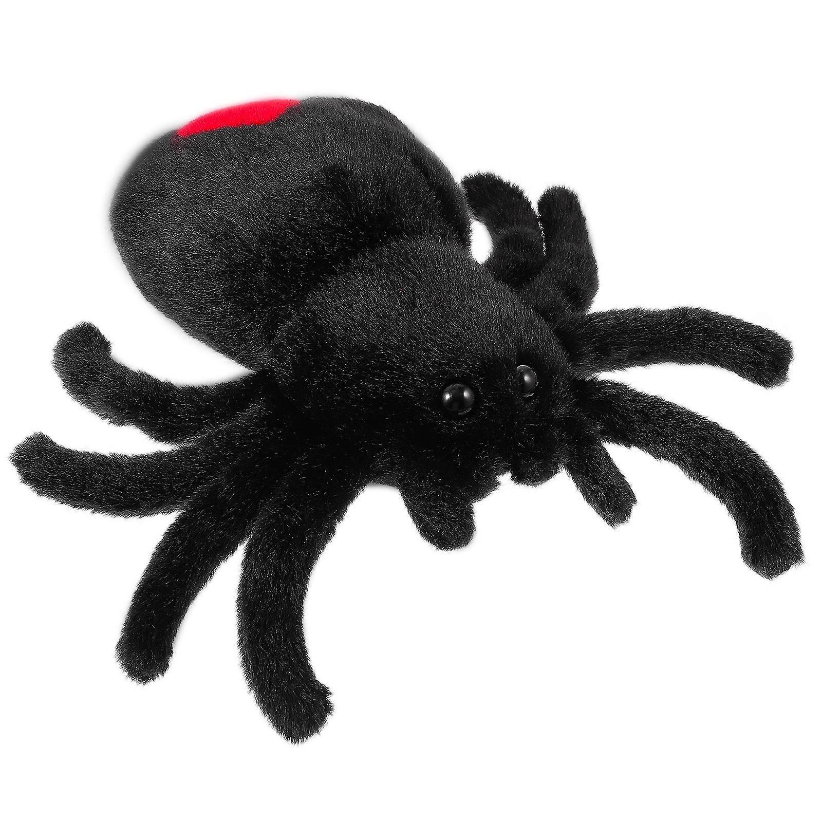 Halloween Spider Toy 1Pcs Simulation Creature Fun Prank Soft Black Pp Cotton Material