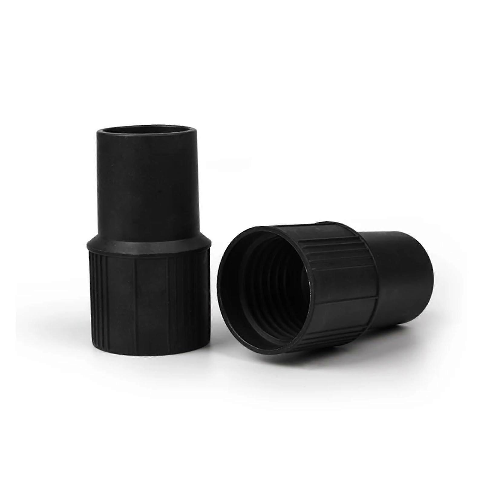 Black Vacuum Cleaner Connector Inner Diameter 38mm PP Plastic Connector Compatible with Inner Diameter 40mm, Outer Diameter 48mm Hose