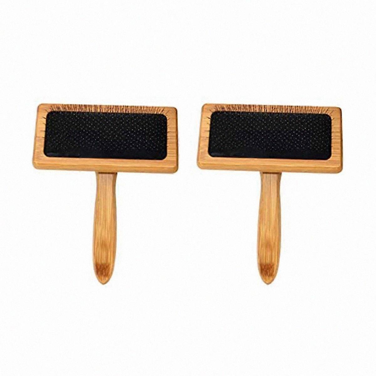 Wooden Carding Brushes Needle Felting Cleaner Comb with Handle Professional Needle Felting Hand Car