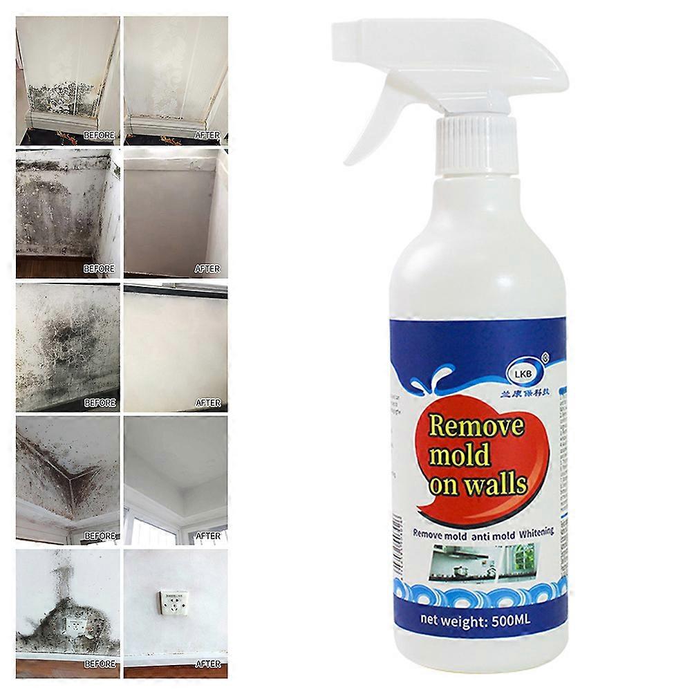 Wall Mold Remover - Deep-Cleaning Mold & Stain Cleaner for Walls, Tiles, & Kitchen, Effective Home Mold Removal Solution