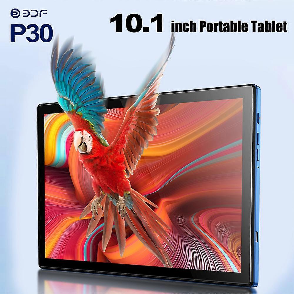 BDF P30 10.1 inch Portable Tablet MTK6762 Processor 4GB+64GB Memory 1280*800 Resolution Android 11.0 System Rose Gold EU Plug